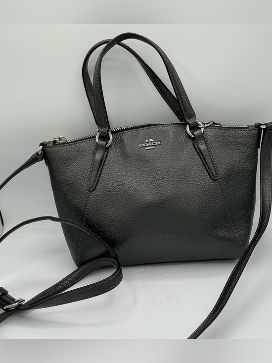 Coach Handbags - Coach Mini Kelsey Satchel in Metallic Pebble Leather (Style No. F22316)
